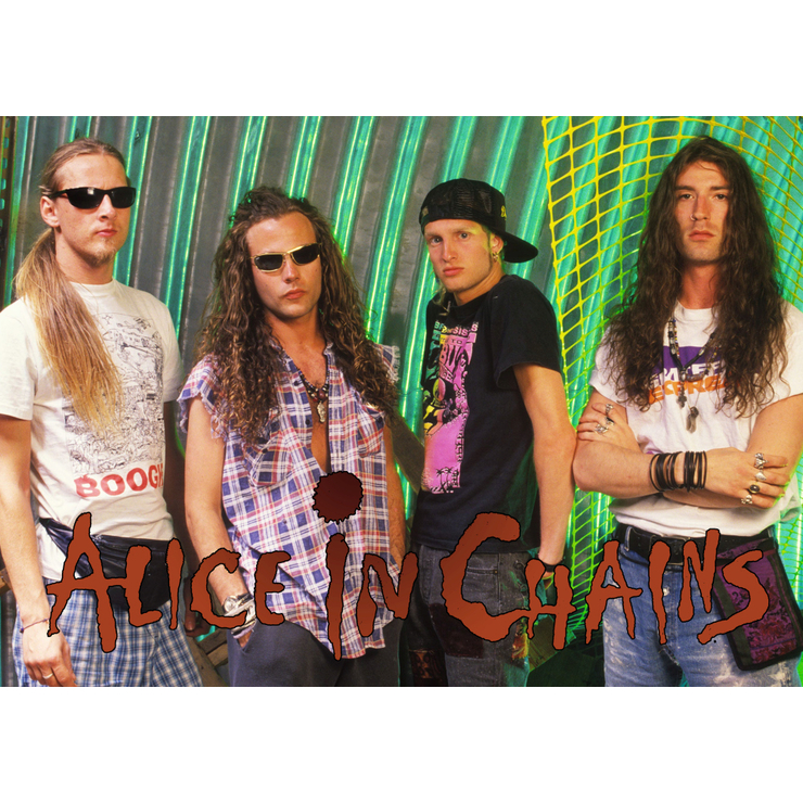Плакат Alice in Chains (early years) Плакат Alice in Chains (early years)