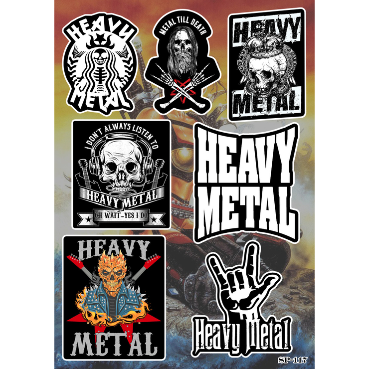Стікерпак Heavy Metal SP-117 Стікерпак Heavy Metal SP-117