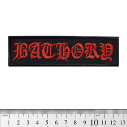 Нашивка Bathory (red logo) (pt-010)