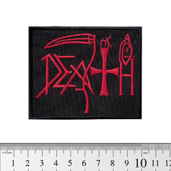 Нашивка Death (red logo) (pt-027)