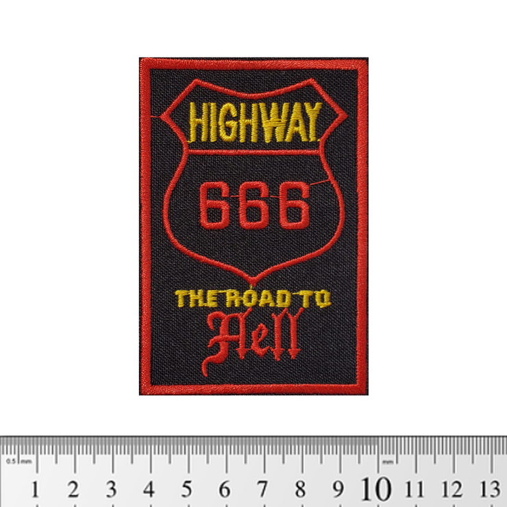 Нашивка Highway 666 - The Road To Hell (pt-017) Нашивка Highway 666 - The Road To Hell (pt-017)