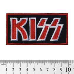 Нашивка Kiss (red logo) (pt-039)