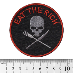 Нашивка Eat The Rich (pt-050)