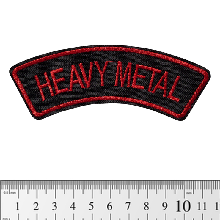 Нашивка Heavy Metal (red) (pt-063) Нашивка Heavy Metal (red) (pt-063)