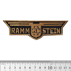 Нашивка Rammstein (bronze logo) (pt-059)