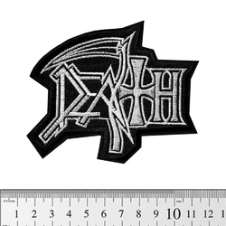 Нашивка Death (white logo) (pt-069)