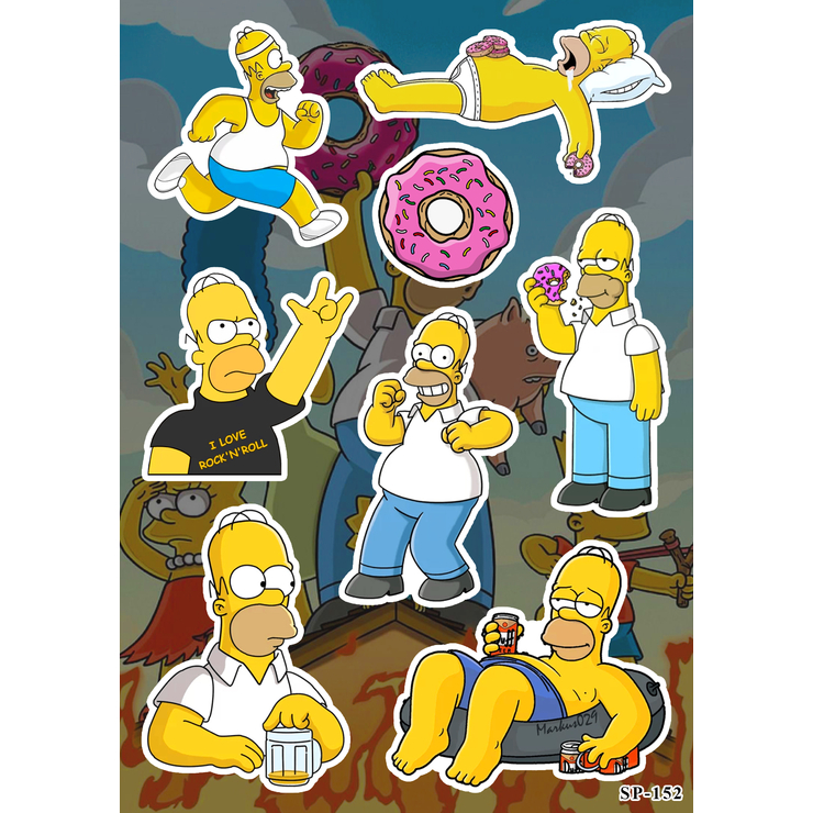 Стикерпак The Simpsons (Homer 1) SP-152 Стикерпак The Simpsons (Homer 1) SP-152