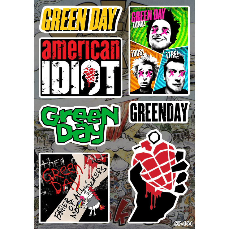 Стікерпак Green Day SP-154 Стікерпак Green Day SP-154