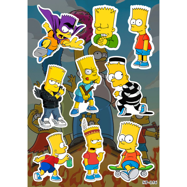 Стикерпак The Simpsons (Bart) SP-156 Стикерпак The Simpsons (Bart) SP-156