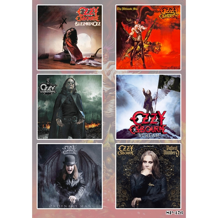 Стикерпак Ozzy Osbourne (album covers) SP-176 Стикерпак Ozzy Osbourne (album covers) SP-176