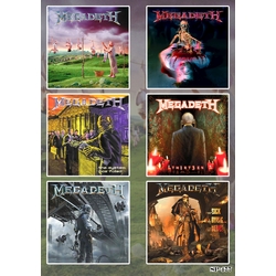 Стикерпак Megadeth (album covers) 2 SP-177