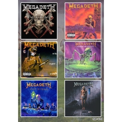 Стикерпак Megadeth (album covers) 1 SP-173