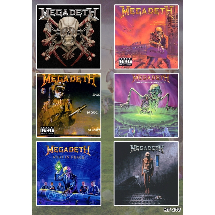 Стікерпак Megadeth (album covers) 1 SP-173