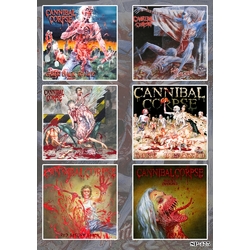 Стикерпак Cannibal Corpse (album covers) SP-175