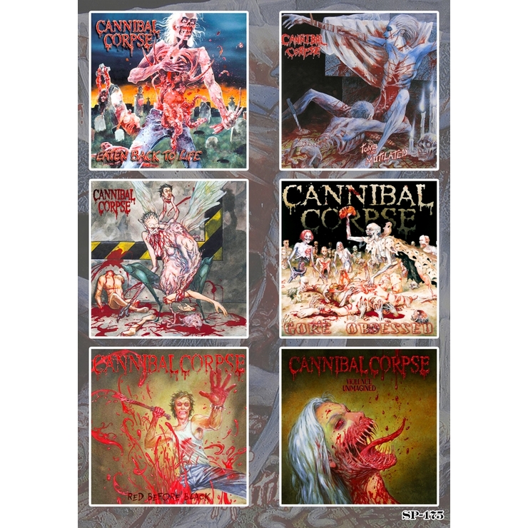 Стікерпак Cannibal Corpse (album covers) SP-175