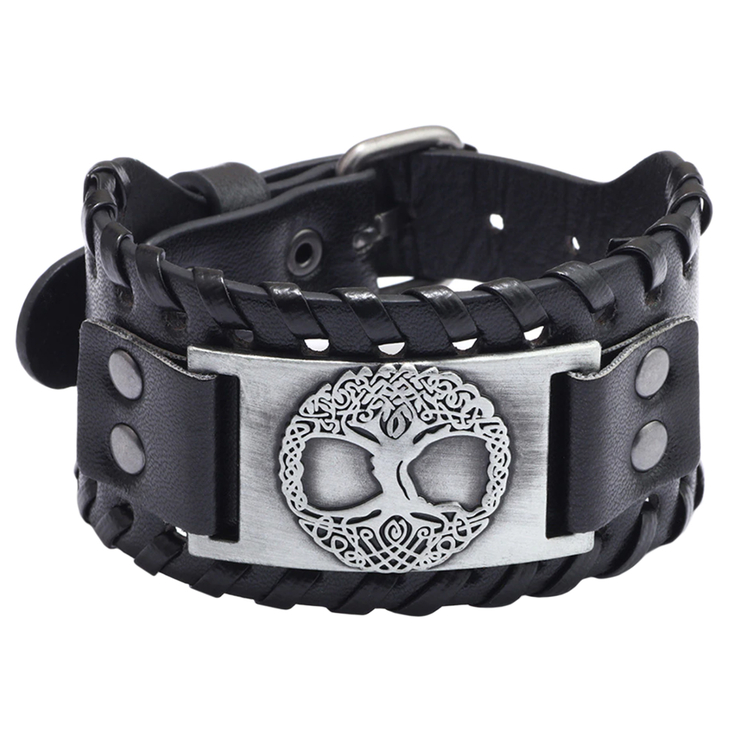 Браслет с металлической вставкой Дерево Жизни (bpm-006) Браслет с металлической вставкой Дерево Жизни (bpm-006)