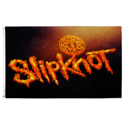 Флаг Slipknot (steel logo) sfc-012
