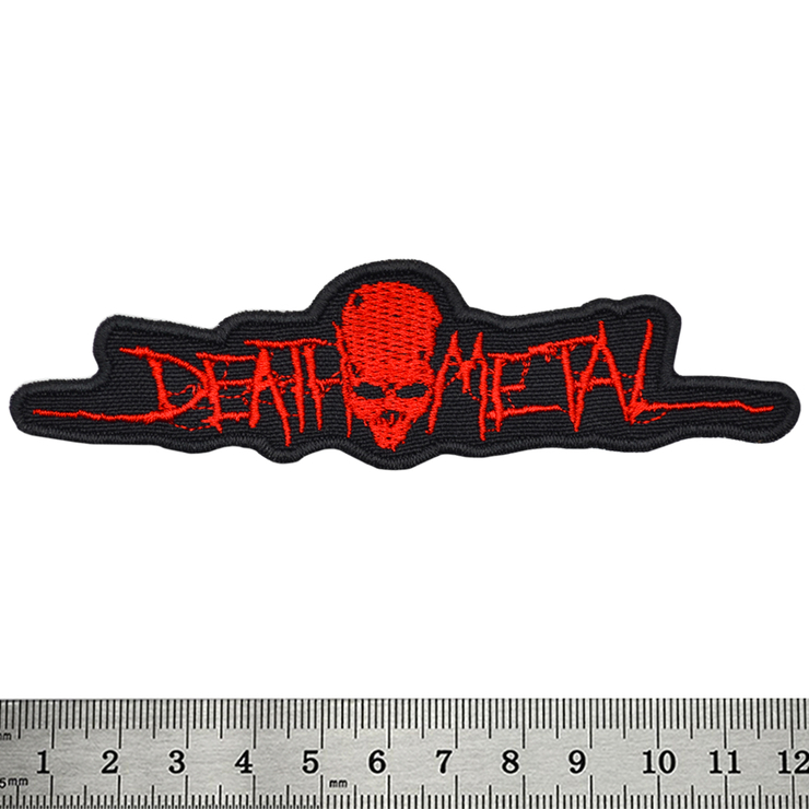 Нашивка Death Metal (skull, red) (PS-145) Нашивка Death Metal (skull, red) (PS-145)