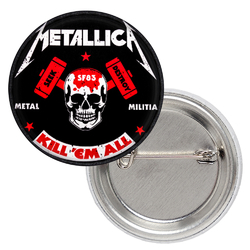 Значок Metallica (Metal Militia)