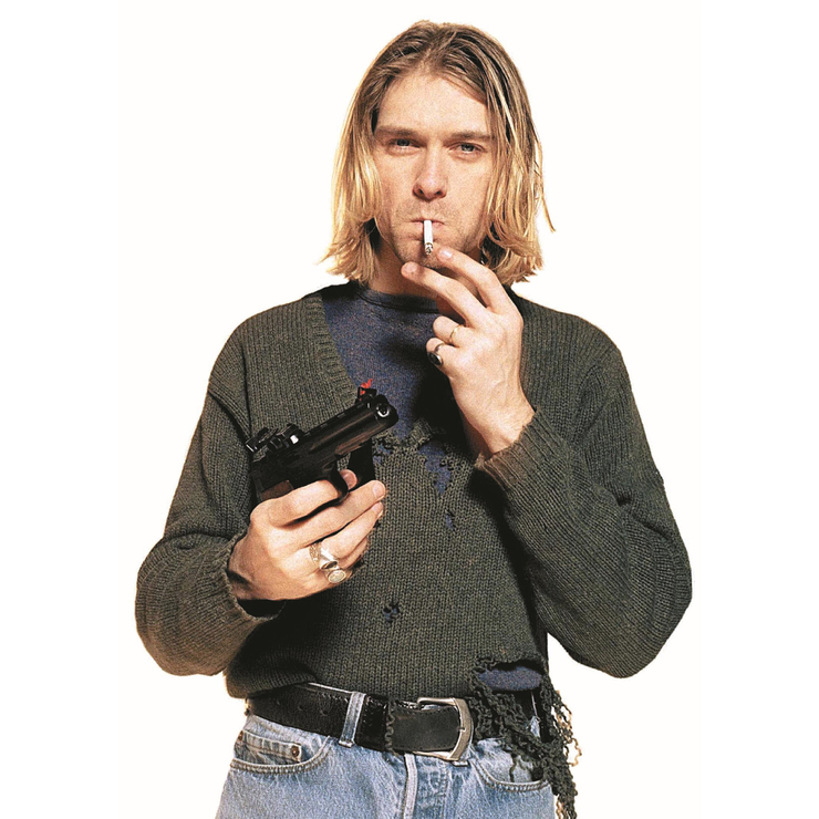 Плакат Nirvana (Kurt with Gun) Плакат Nirvana (Kurt with Gun)