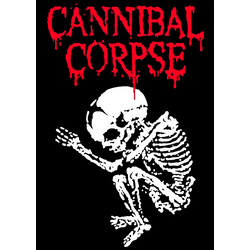 Плакат Cannibal Corpse (Butchered At Birth, Skeleton)
