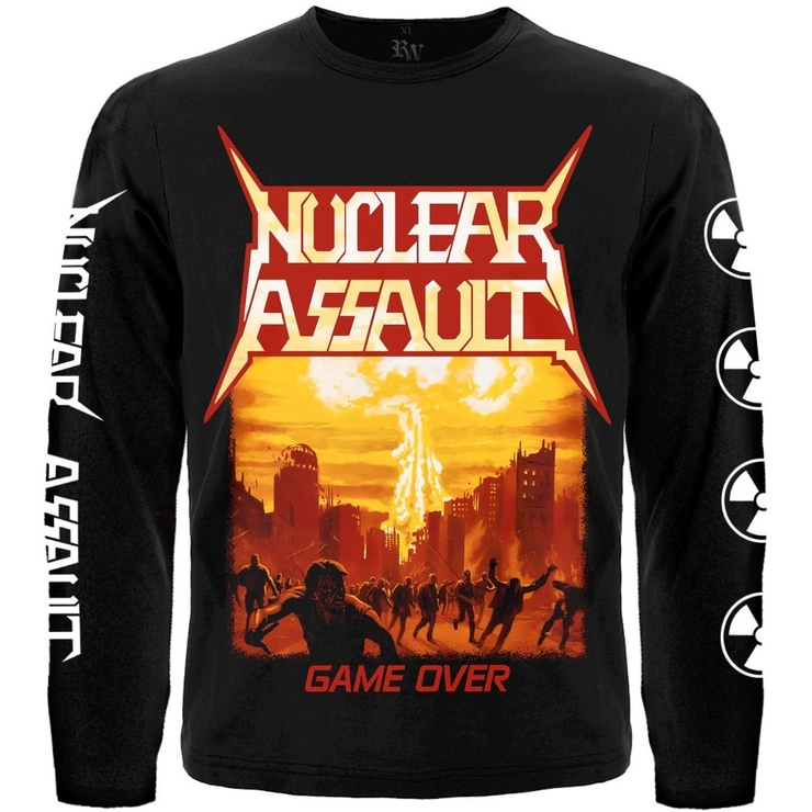 Футболка с длинным рукавом Nuclear Assault "Game Over"