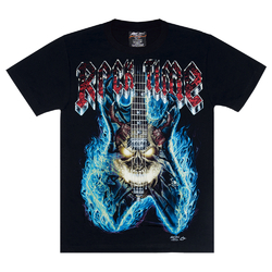 Футболка Rock Time (guitar with demon skull) (3D, світиться в темряві) (Rock Chang, 3D, Special Effects, The Absolute collections)
