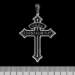 Кулон Ozzy Osbourne (крест) (ptsb-169) фигурный