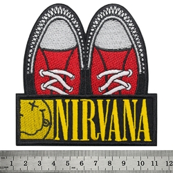 Нашивка Nirvana (logo and sneakers)