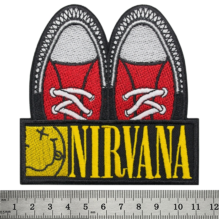 Нашивка Nirvana (logo and sneakers) Нашивка Nirvana (logo and sneakers)