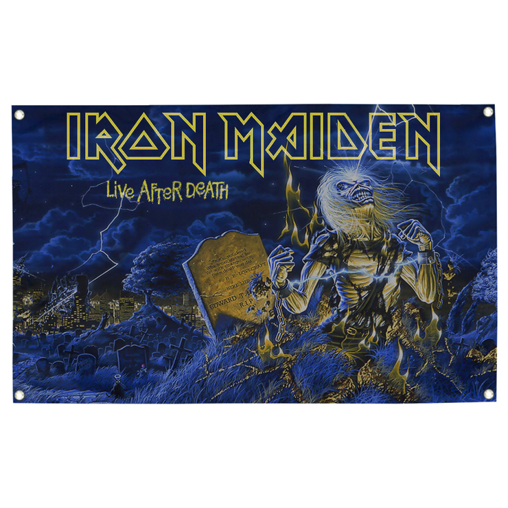 Флаг Iron Maiden "Live After Death" sfc-024