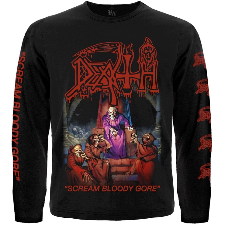 Футболка з довгим рукавом Death "Scream Bloody Gore" Футболка з довгим рукавом Death "Scream Bloody Gore"