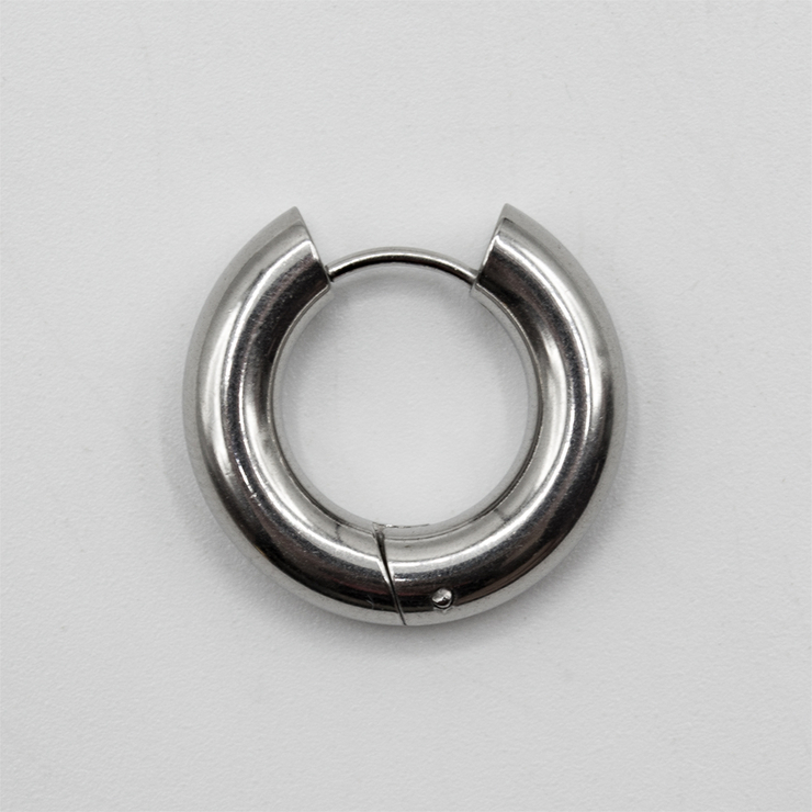 Серьга-кольцо (ea-114) хард-обманка утолщенная (мед.сталь, диаметр 10/20мм)