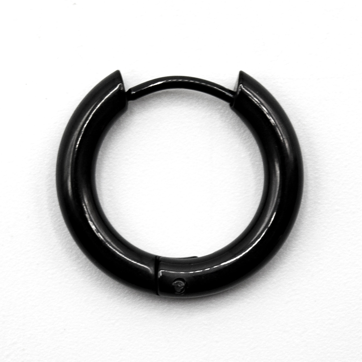 Сережка-кільце (ea-109) хард-обманка (титан, чорний, діаметр 12/18мм) Сережка-кільце (ea-109) хард-обманка (титан, чорний, діаметр 12/18мм)