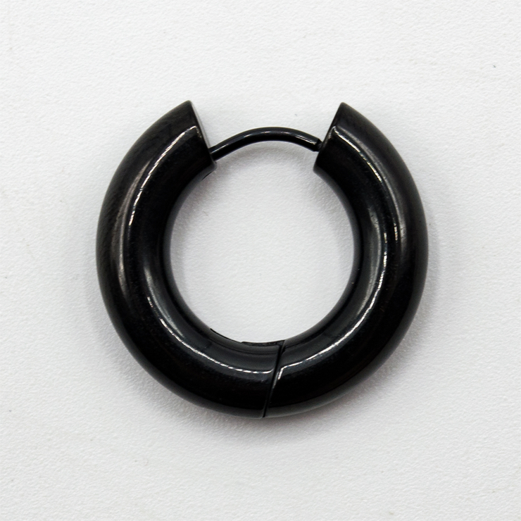 Серьга-кольцо (ea-112) хард-обманка утолщенная (титан, черный, диаметр 12/22мм) Серьга-кольцо (ea-112) хард-обманка утолщенная (титан, черный, диаметр 12/22мм)