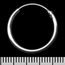 Сережка, кільце потовщене (eas-175)