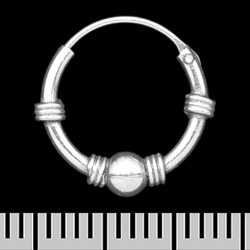 Серьга, кольцо с узором (eas-111)