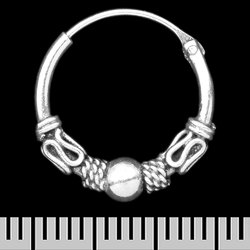 Серьга, кольцо с узором (eas-178)