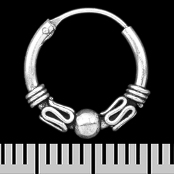 Серьга, кольцо с узором (eas-148)