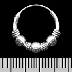 Серьга, кольцо с узором (eas-186)