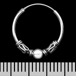 Серьга, кольцо с узором (eas-188)