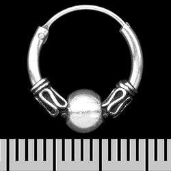 Сережка, кільце з візерунком (eas-189)