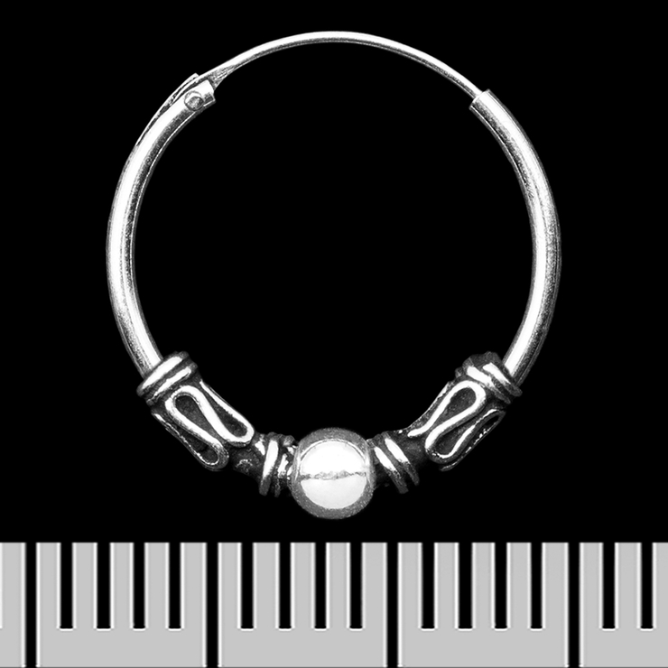 Серьга, кольцо с узором (eas-190)