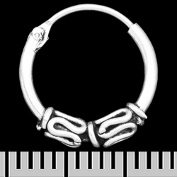 Серьга, кольцо с узором (eas-194)