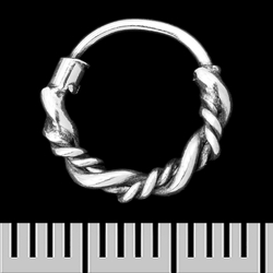 Серьга, кольцо с узором (eas-118)