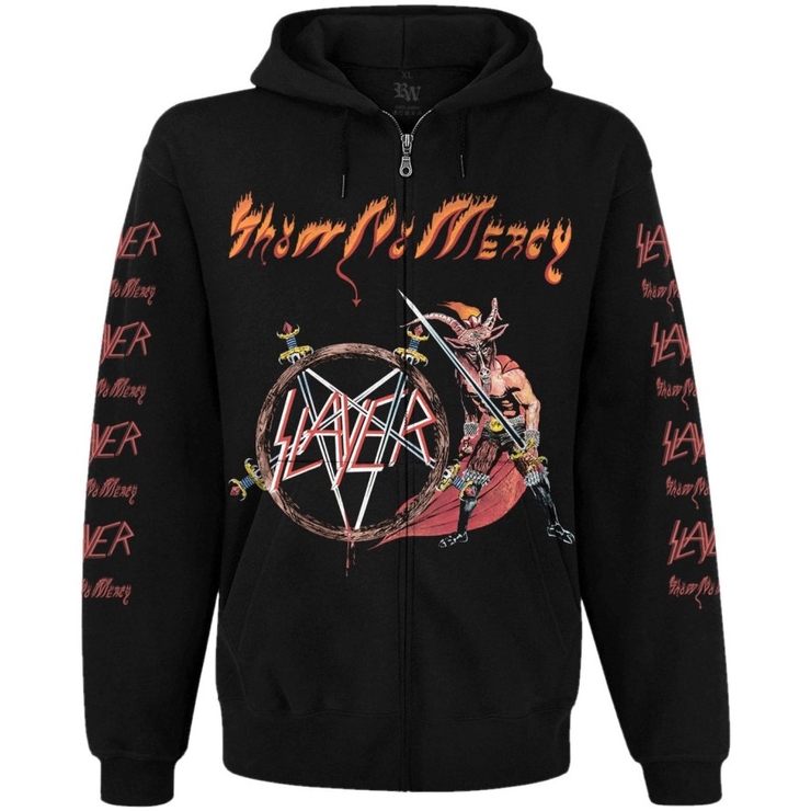 Худи Slayer "Show No Mercy" на молнии Худи Slayer "Show No Mercy" на молнии