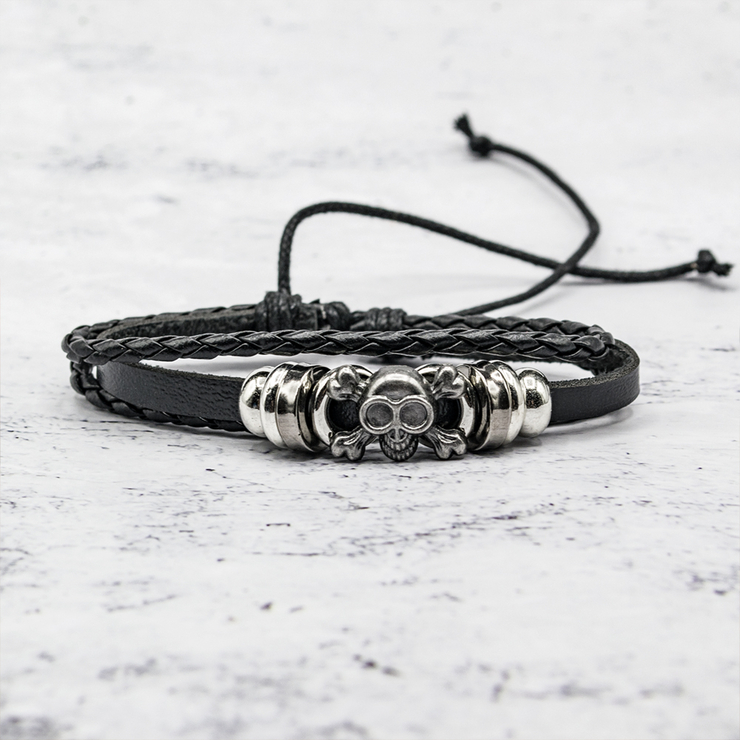 Браслет Череп Черная метка BEL-201 Браслет Череп Черная метка BEL-201
