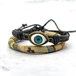 Браслет Глаз с этническим узором BEL-233