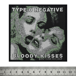 Нашивка тканая Type O Negative "Bloody Kisses" (ofp-004)