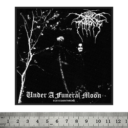 Нашивка тканая Darkthrone "Under a Funeral Moon" (ofp-010)
